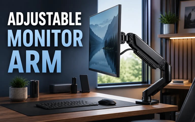 Best Adjustable Monitor Arms for Better Ergonomics and Cleaner Desk Setups