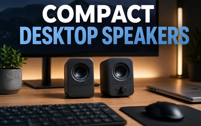 Best Compact Desktop Speakers for Clean Desk Setups and Better Sound