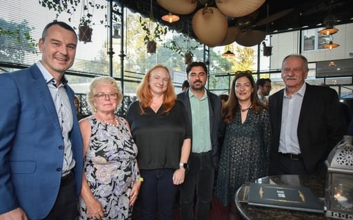 With Her Excellency Ms Alison Duncan the Australian Ambassador