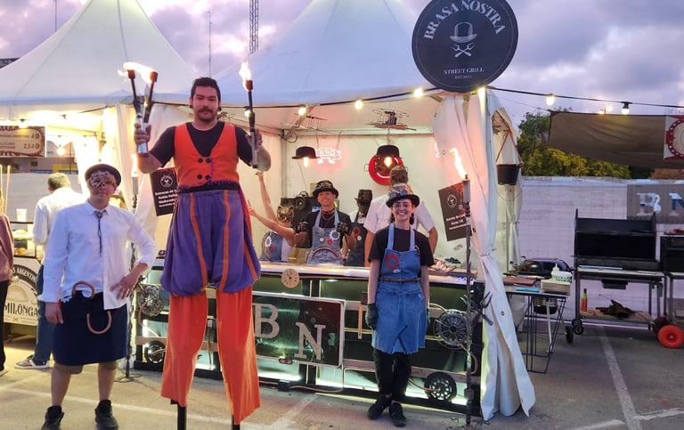 nos adaptamos a todo tipo de evento, siempre con nuestro toque de brasa