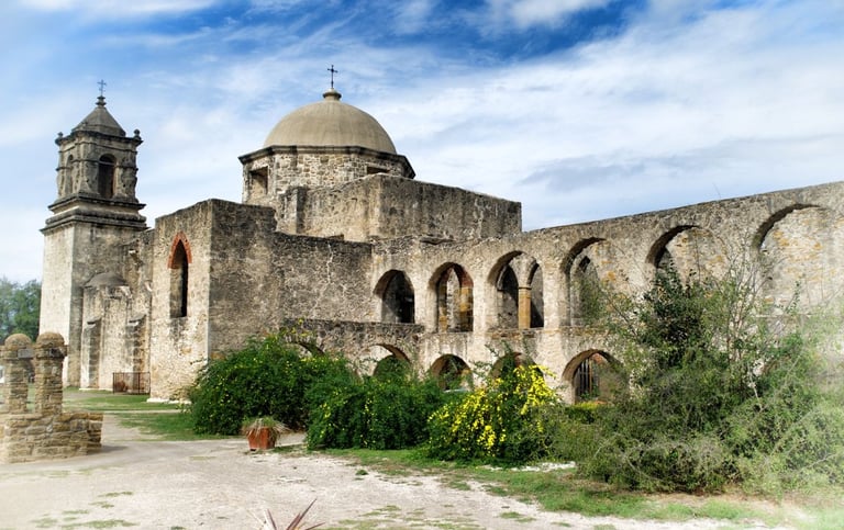 Exterior of Mission San José, in the San Antonio Missions National Historical Park