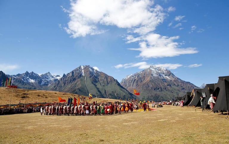 During-The-Fourth-Edition-Of-Royal-Highland-Festival-At-Laya-Bhutan