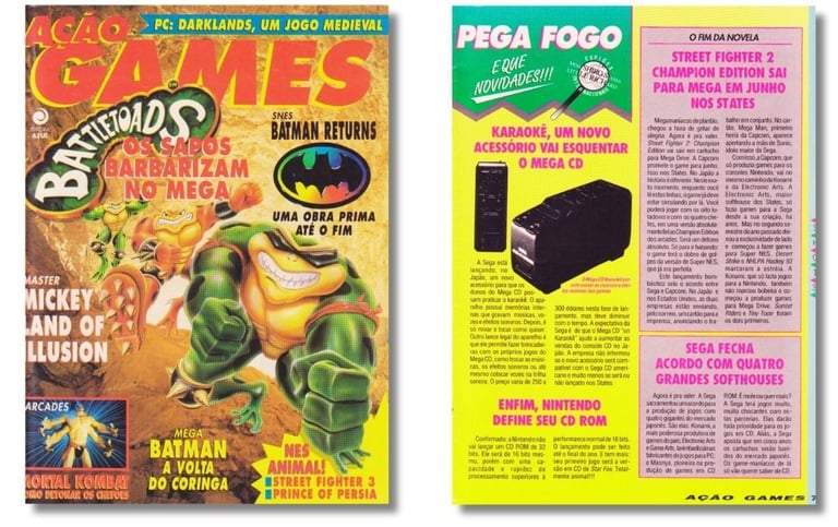 Revista Ação Games 32, Abril de 1993
