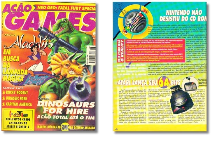 Revista Ação Games 46, Novembro de 1993