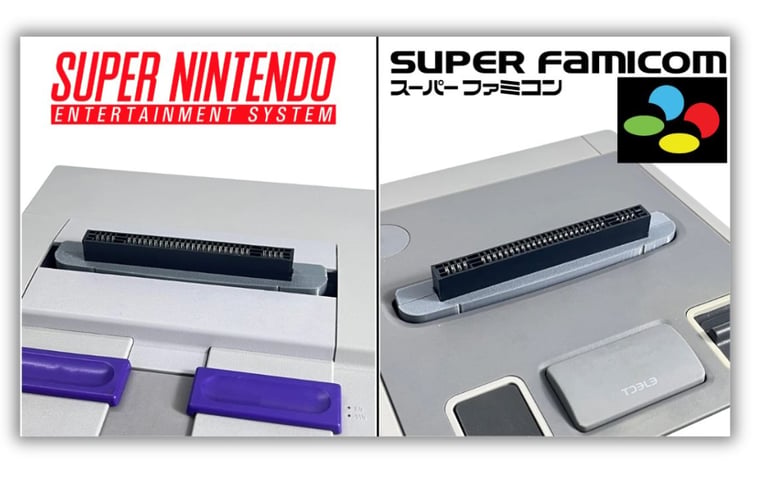 Adaptador de cartucho super nintendo