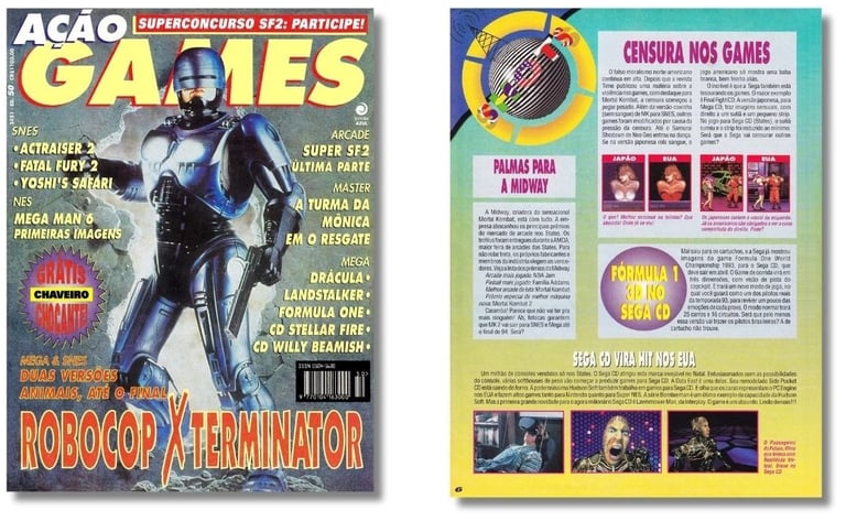 Revista Ação Games 50, Janeiro de 1994