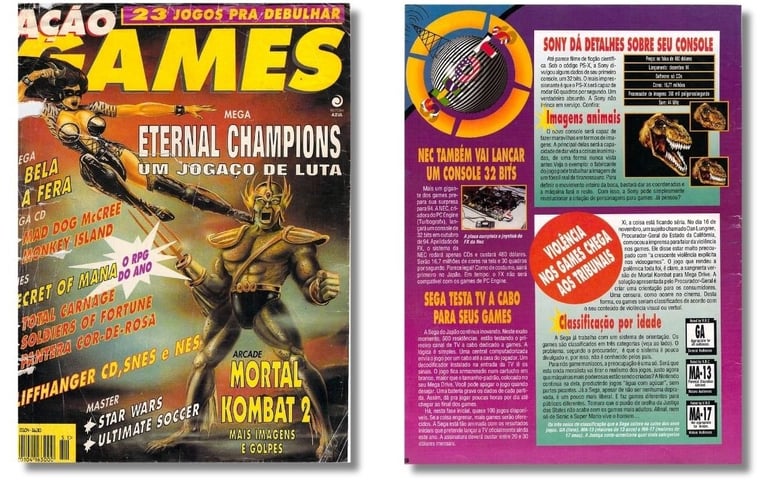 Revista Ação Games 51, Janeiro de 1994