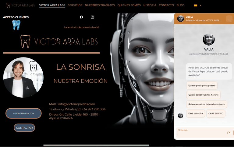 a woman with a robot in a black and white photo