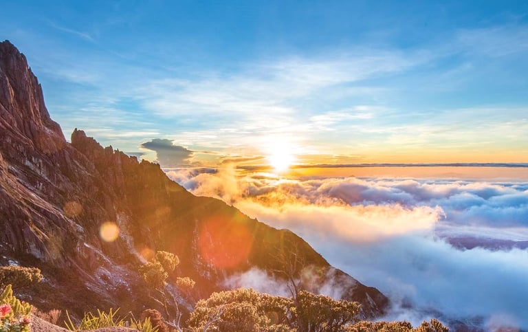 Sunrise from Mount Kinabalu