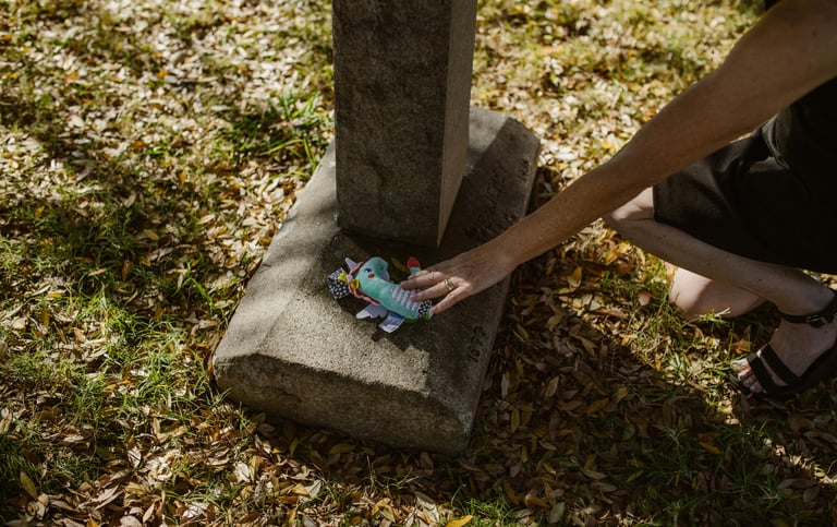 Hommage à un compagnon animal, rituel symbolique pour traverser le deuil avec douceur