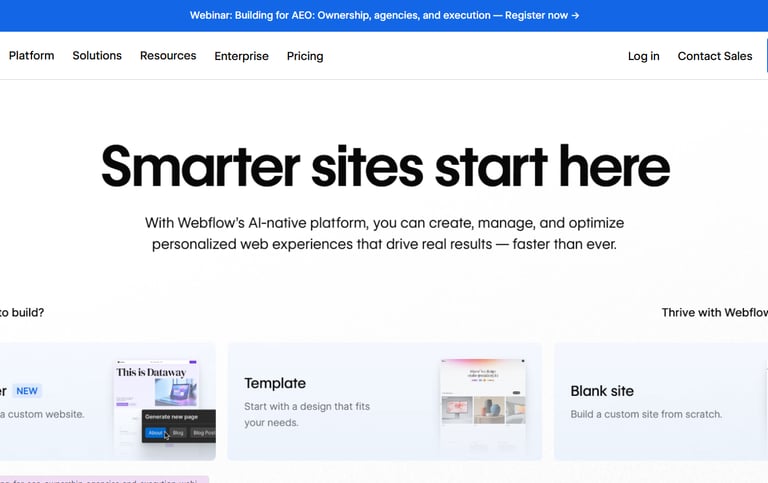 best online free website builder software weblfow to start online store review