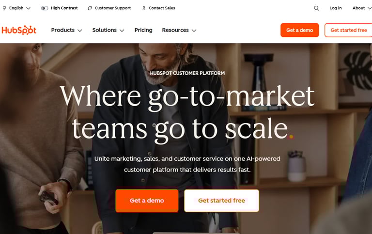 best online free website builder software hubspot to start online store review