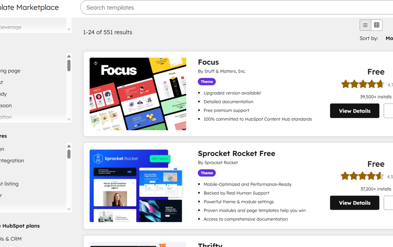 best online free website builder software hubspot to start online store review
