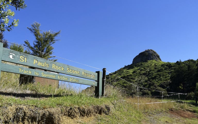St. Paul's Rock sign