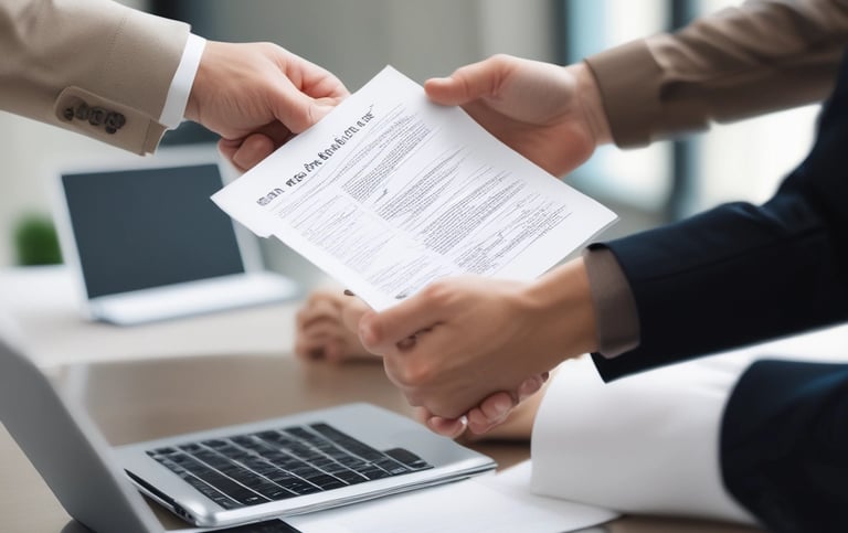 two person handshaking