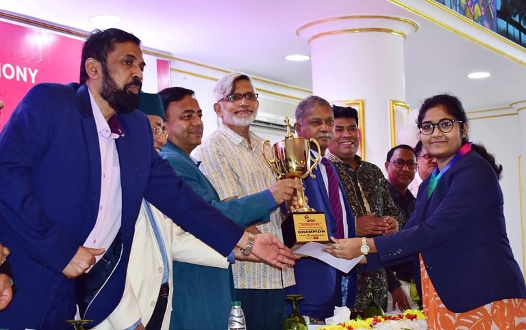 Bangladesh's WCM Jannatul Ferdous won the Asian Zone 3.2 Women's Chess Championship