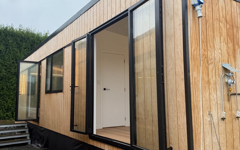 Premium Transportable home with big opening doors