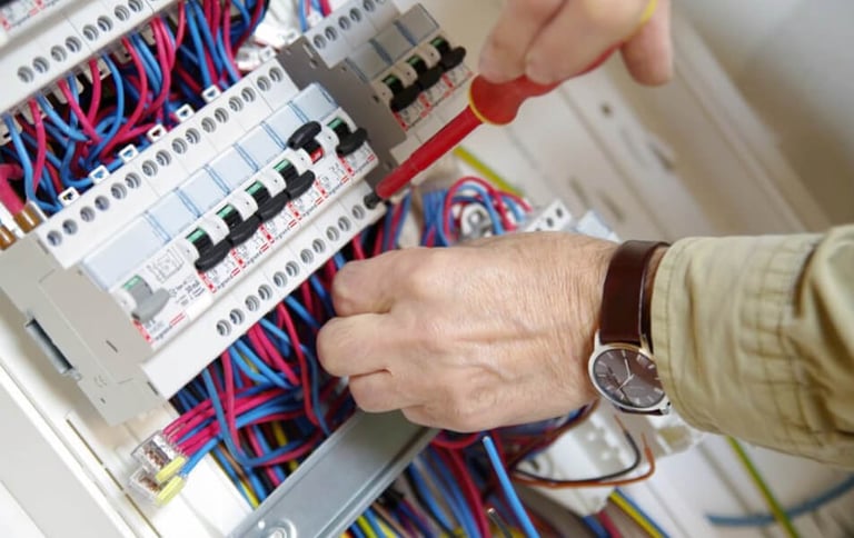 exemple de chantier tableau électrique