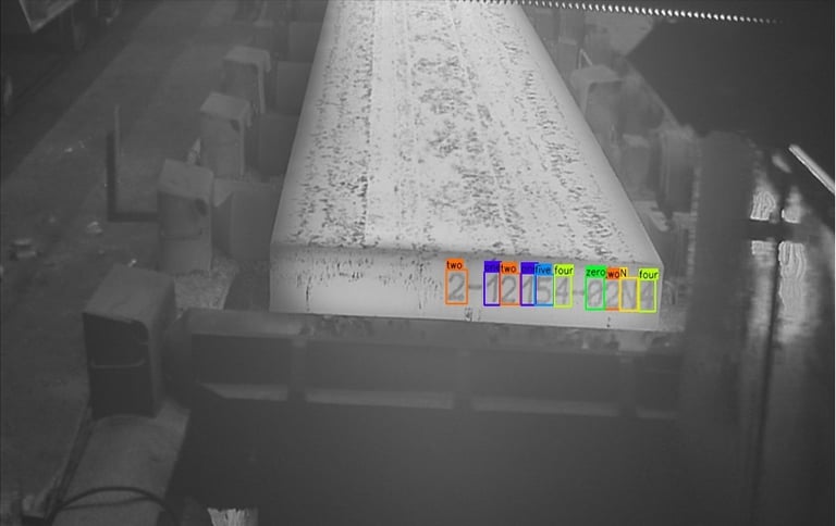 a large metal pipework with a colorful colored squares