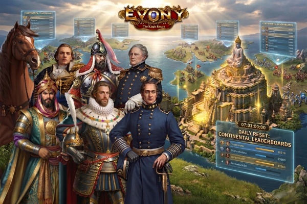 Evony Historic City Borobudur and Limited Recruit Generals