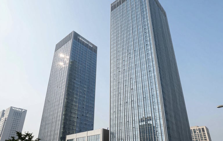 Close-up of hands holding a passport and visa documents on a dark background.