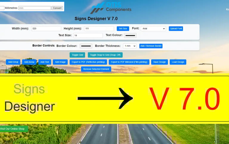 signs designer software
