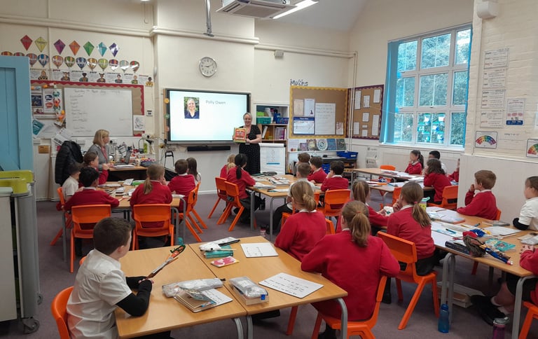 World Book Day primary school author visits in Hertfordshire
