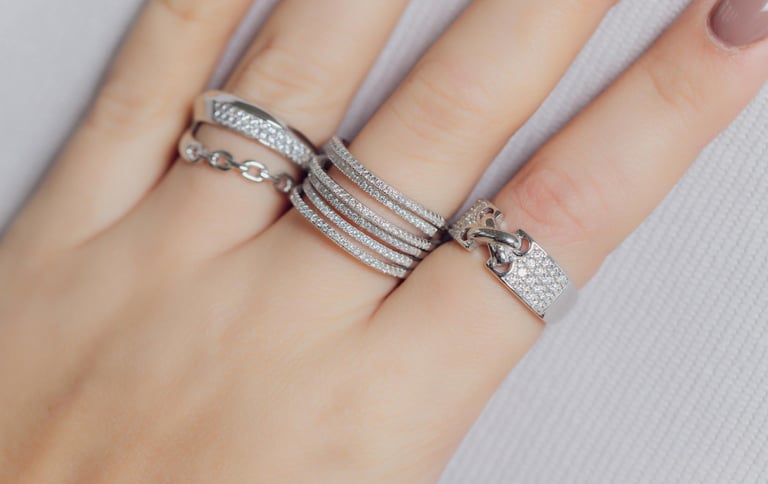 9. Stacked Rings