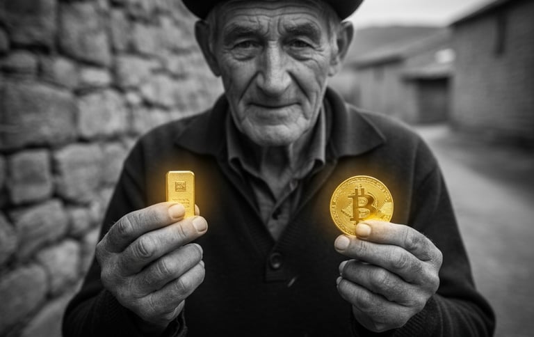 compra de oro y bitcoin