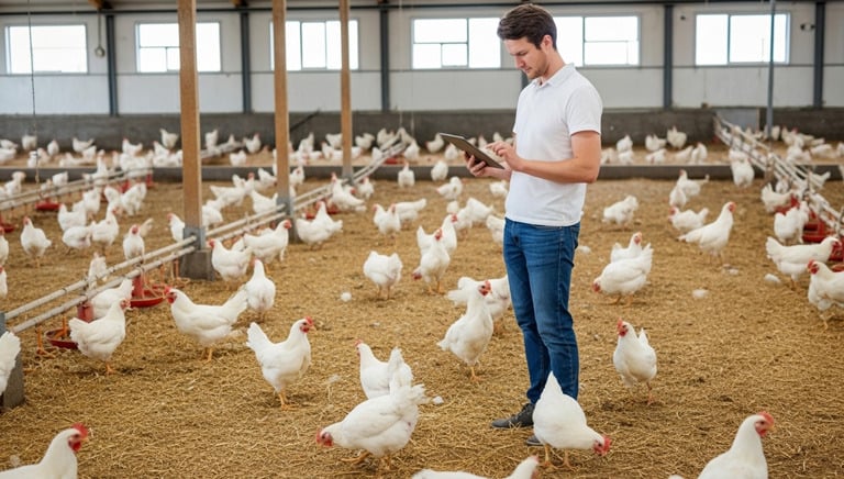 Técnico laboratoria e médico meterinário - granja