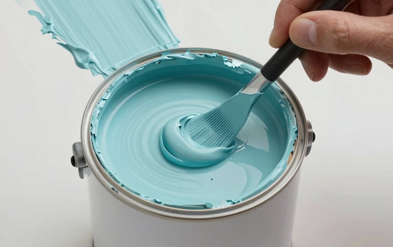 Construction tools and materials neatly stacked at a building site.