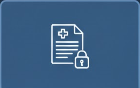 Ikon som illustrerar sökbarhet i HSA-katalogen och digital remisshantering via journalsystem som Cambio och Cosmic.