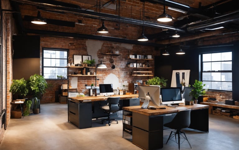 Coworking space in Bhubaneswar with private cabins and natural lighting