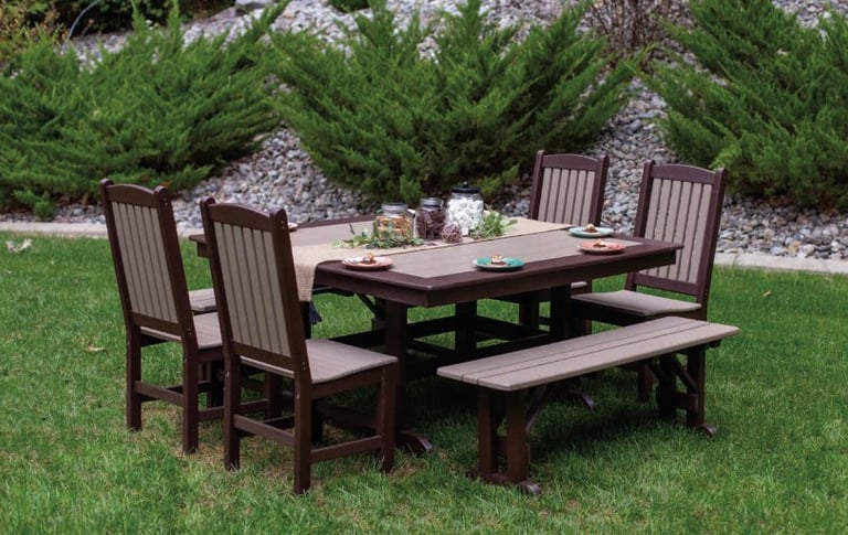 High quality outdoor poly furniture set