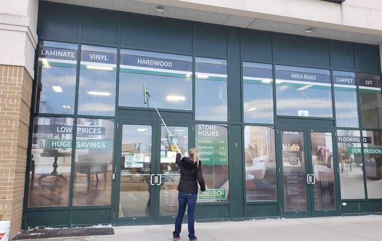 commercial window cleaning in Brantford Ontario