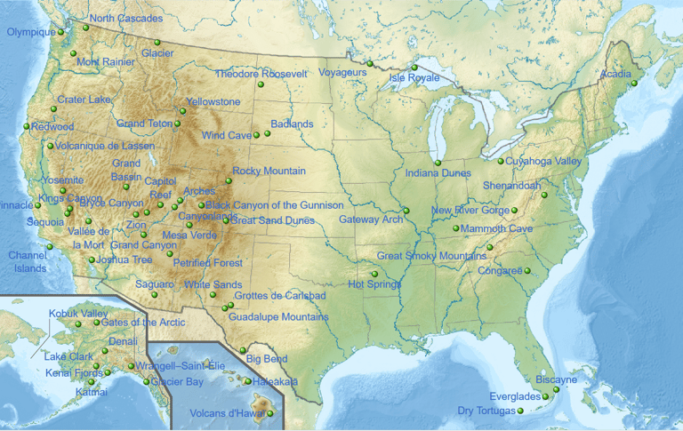 Les parcs nationaux USA à réserver