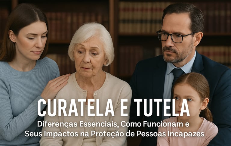 🏛️ Curatela e Tutela Diferenças Essenciais, Como Funcionam e Seus Impactos na Proteção de Pessoas I