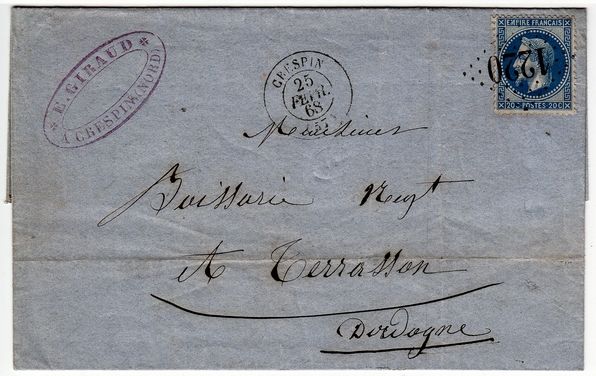 Losange Gros Chiffres 1220 et type 15.