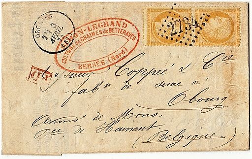 Losange Gros Chiffres 2734 et type 16.