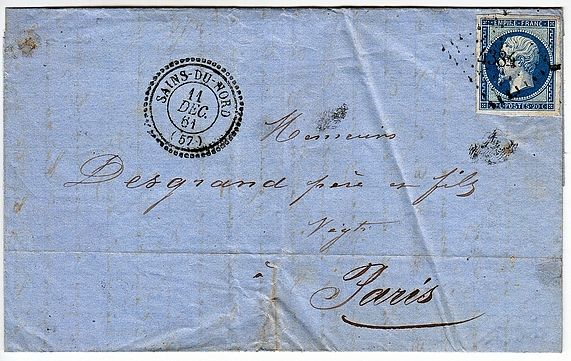 Sains du Nord : kleine Ziffern 4384 und typ 22.