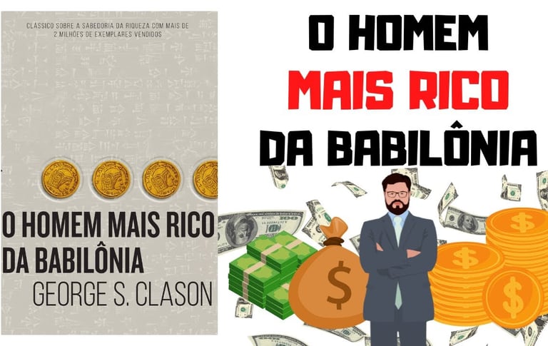 imagem da capa do livro O Homem mais rico da babilônia