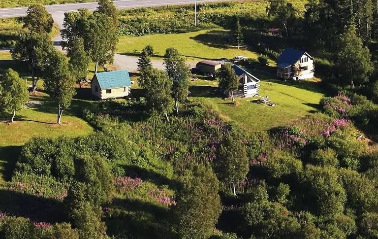 Cook Inlet Cabins Arial View