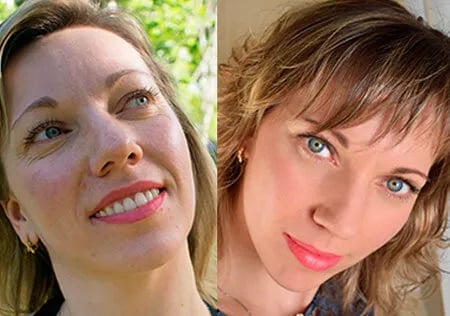 Immagine prima e dopo l'uso.