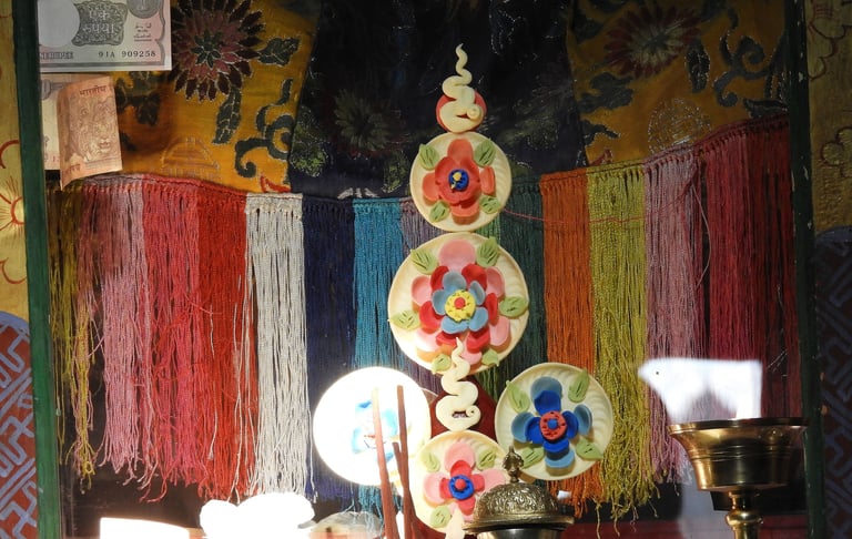 Tormas, foods for spirits, vajrayana buddhism