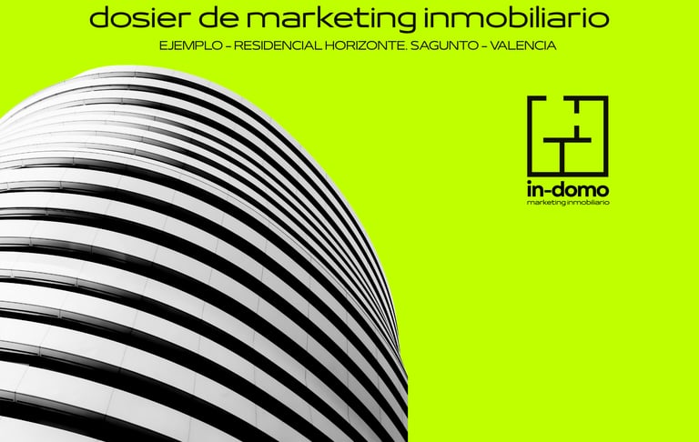 Ejemplo de Servicios de Marketing en una promoción de viviendas de obra nueva