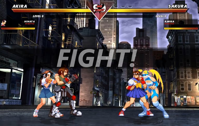 Immagine combattimento Mugen 2v2