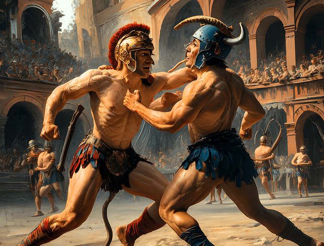 combate gladiadores