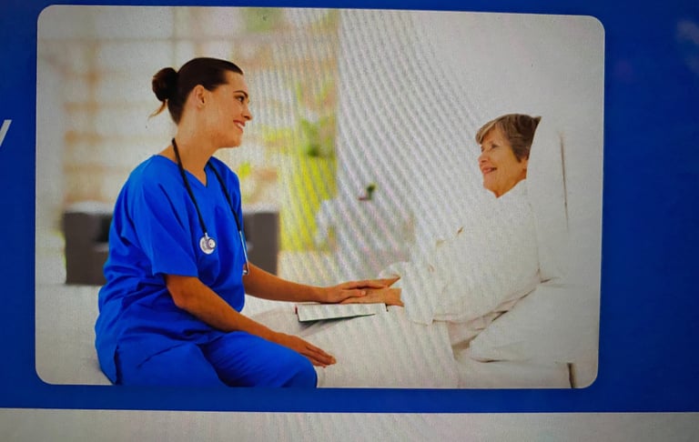 caregiver providing companionship