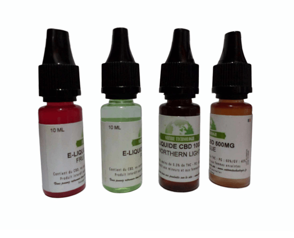 Des e-liquides -0,3 % de THC
