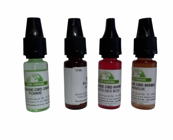 Des e-liquides 0 % de THC